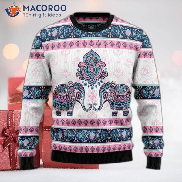 Elephant Ugly Christmas Sweater