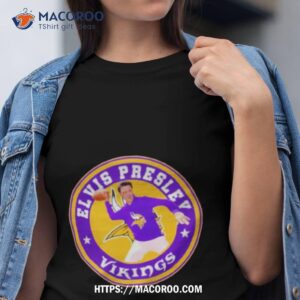 elvis presley minnesota vikings shirt tshirt