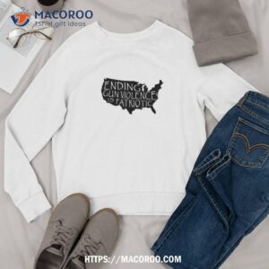 ending gun violence is patriotic united states silhouette shirt sweatshirt