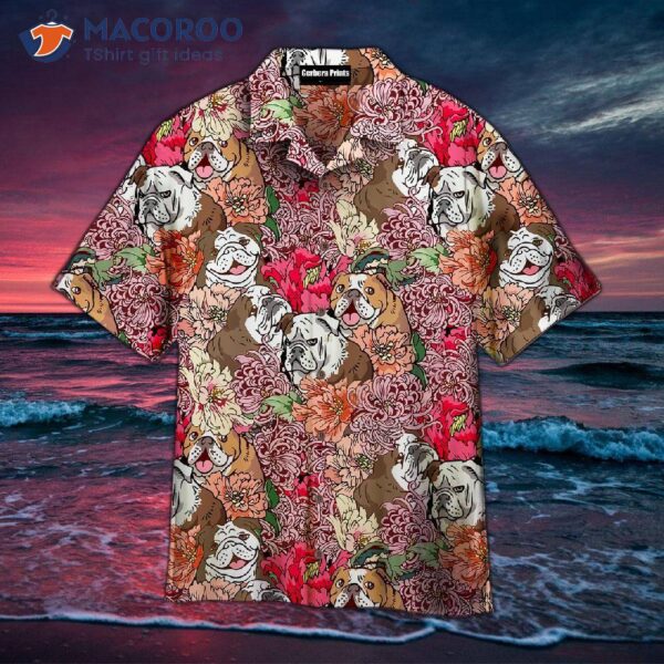 English Bulldog Hawaiian Shirts