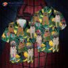 English Mastiff Summer Leaves Green Hawaiian Shirts