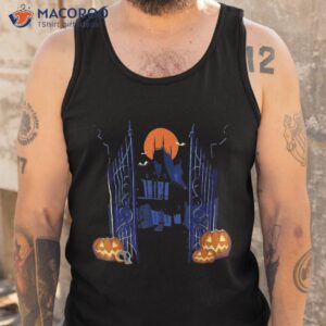 enter the haunted mansion scary halloween shirt tank top