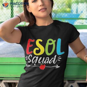 esol squad back to school teachers students funny shirt tshirt 1