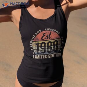 est 1988 limited edition 35th birthday vintage 35 year old shirt tank top 2