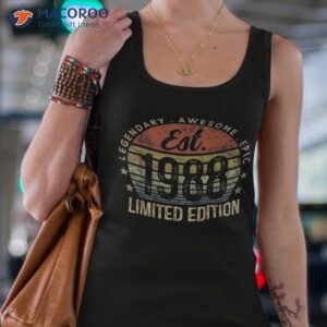 est 1988 limited edition 35th birthday vintage 35 year old shirt tank top 4