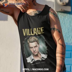 ethan winters 05 collage design resident evil shirt tank top 1