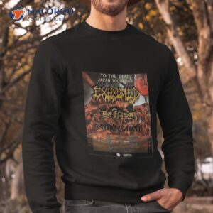exhumed to the dead japan tour 2023 shirt sweatshirt