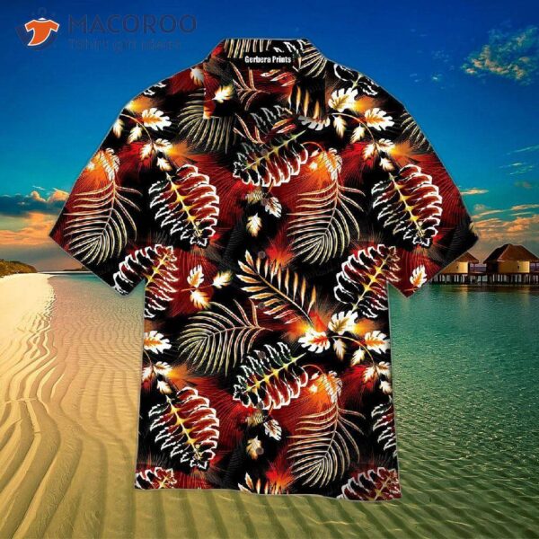 Exotic Jungle Tropical Leaf Pattern Hawaiian Shirts