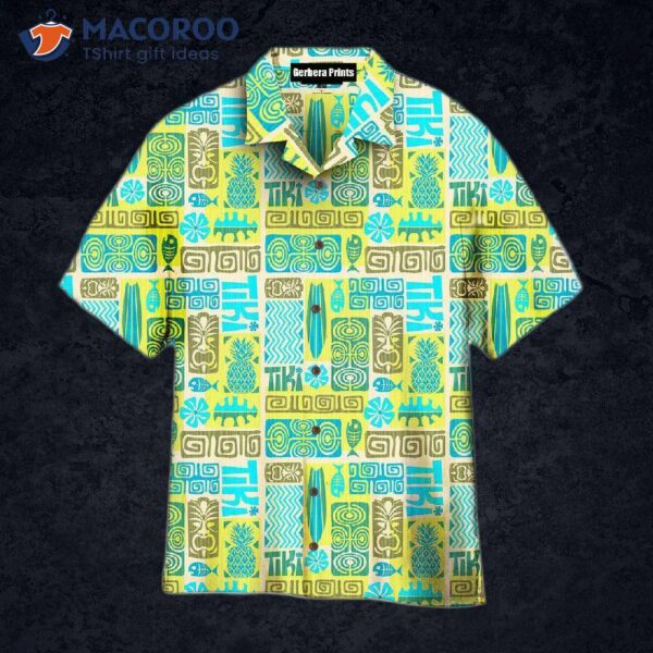 Exotic Tiki Patterned Hawaiian Shirts