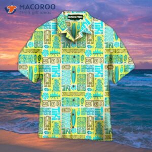 exotic tiki patterned hawaiian shirts 1