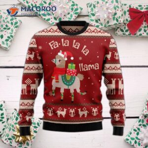 Fa-la-la Llama Ugly Christmas Sweater