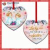 Family Angel Lucky Me To Have A Sister Like You Heart Ceramic Ornament, Family Tree Decoration