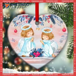 family angel lucky me to have a sister like you heart ceramic ornament family tree decoration 3