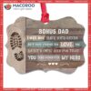 Family Father Gift You Are Forever My Hero Metal Ornament, Family Christmas Decor