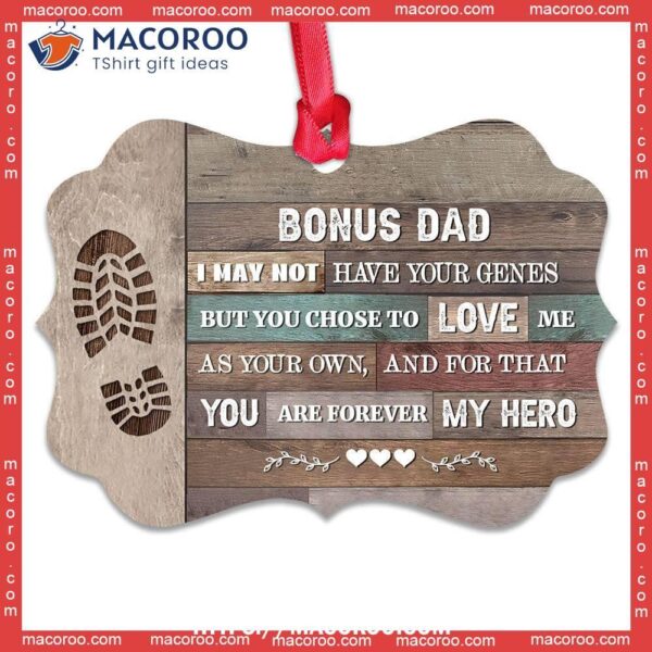 Family Father Gift You Are Forever My Hero Metal Ornament, Family Christmas Decor
