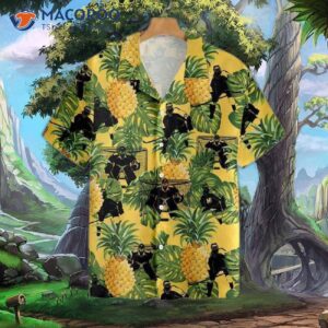 family hockey yellow hawaiian shirts 0