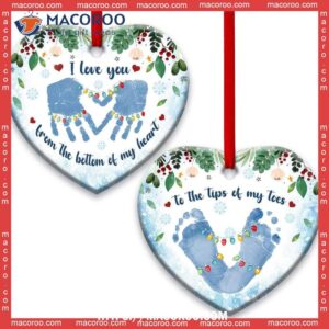 family mother i love you from the bottom of my heart to tip toes ceramic ornament grinch family ornament 0