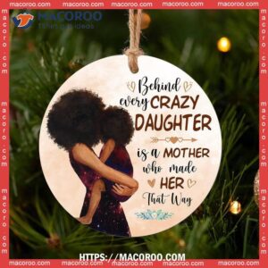 family mother love daughter circle ornament family christmas ornaments 2