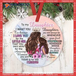 family to daughter lover style circle ornament grinch family ornament 0