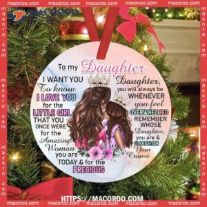 family to daughter lover style circle ornament grinch family ornament 2