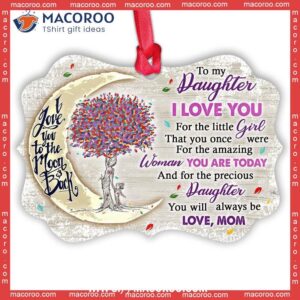 family to my daughter you are today metal ornament personalized family ornaments 0