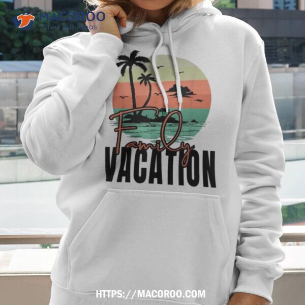 Family Vacation 2023 Beach Matching Summer Vacation Trip Shirt