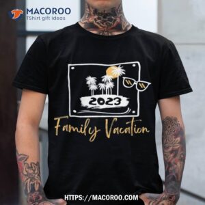 Family Vacation 2023 Aloha Hawaii Hawaiian Matching Group Shirt