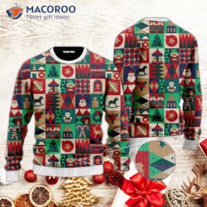Fancy Christmas Holiday Ugly Sweater
