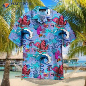 Fantastic Fish Sea Wave Marine Hawaiian Shirts