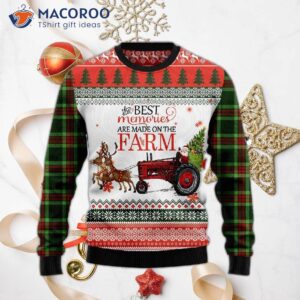 Farm Best Memories Ugly Christmas Sweater