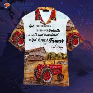 farmer god and hawaiian truck shirts 0