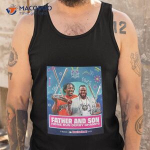 father and son home run derby champs vlad guerrero jr champions hr derby 2023 shirt tank top
