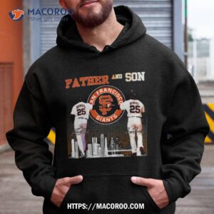 Father And Son San Francisco Giants Bonds Signatures 2023 Shirt