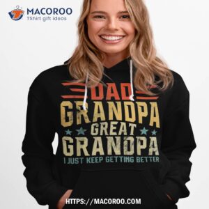 fathers day from grandkids dad grandpa great grandpa shirt hoodie 1 1