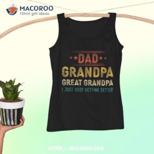 fathers day from grandkids dad grandpa great grandpa shirt tank top 2