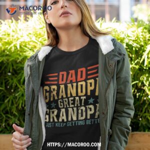 Fathers Day From Grandkids Dad Grandpa Great Grandpa Shirt