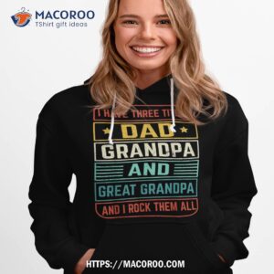 fathers day gift from grandkids dad grandpa great grandpa shirt hoodie 1 1