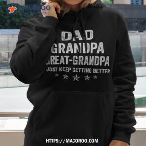 fathers day gift from grandkids dad grandpa great grandpa shirt hoodie 2