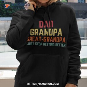 fathers day gift from grandkids dad grandpa great grandpa shirt hoodie