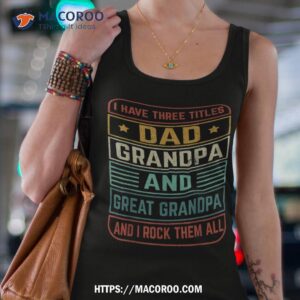 fathers day gift from grandkids dad grandpa great grandpa shirt tank top 4 1