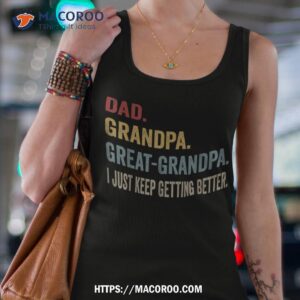 fathers day gift from grandkids dad grandpa great grandpa shirt tank top 4 2