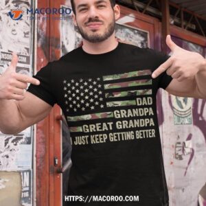 fathers day gift from grandkids dad grandpa great grandpa shirt tshirt 1 1