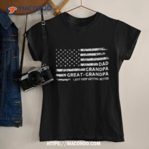 Fathers Day Gift From Grandkids Dad Grandpa Great Grandpa Shirt