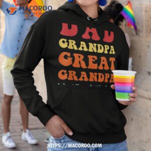 fathers day present from grandkids dad grandpa great grandpa shirt hoodie