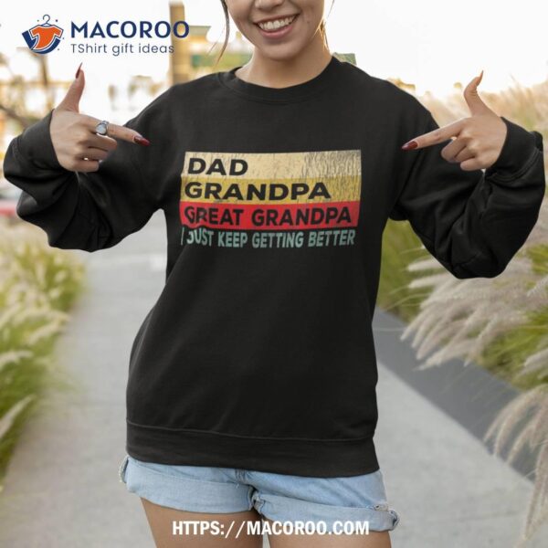 Fathers Day Shirt Grandkids Dad Grandpa Great Grand Kid Shirt