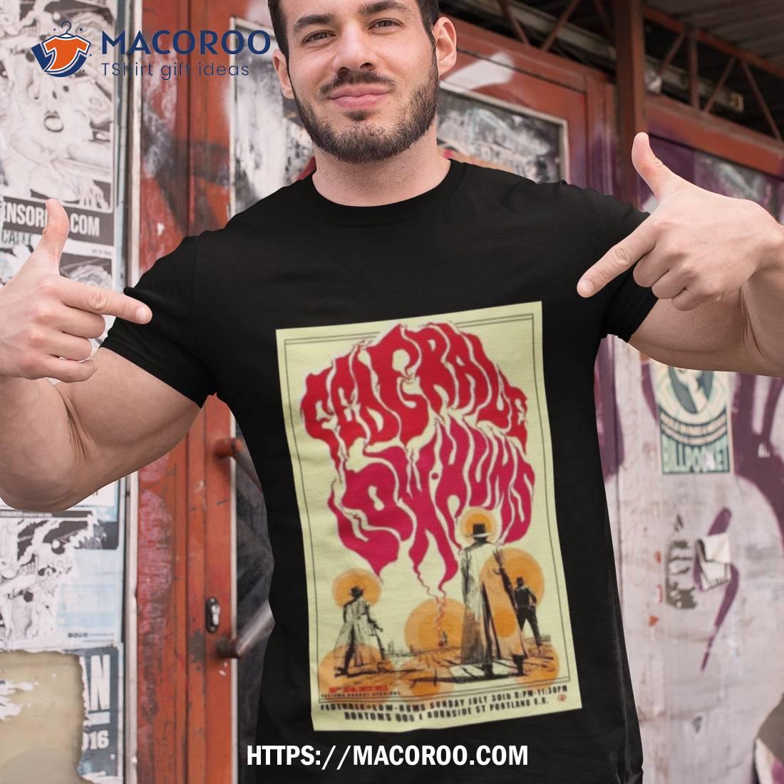 Federale Low Hums Portland, Oregon Event 07.30.2023 Poster Shirt Federale Low Hums Portland, Oregon Event 07.30.2023 Poster Shirt