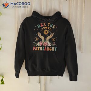feminist witch hex the patriarchy halloween vibes shirt hoodie