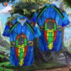 Fett’s Ship Glass Blue Hawaiian Shirts