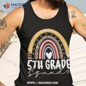 fifth grade squad 5th grade team retro first day of school shirt tank top 3