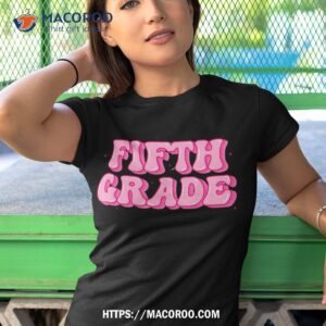 fifth grade teacher retro vintage 5th grade teacher team shirt tshirt 1